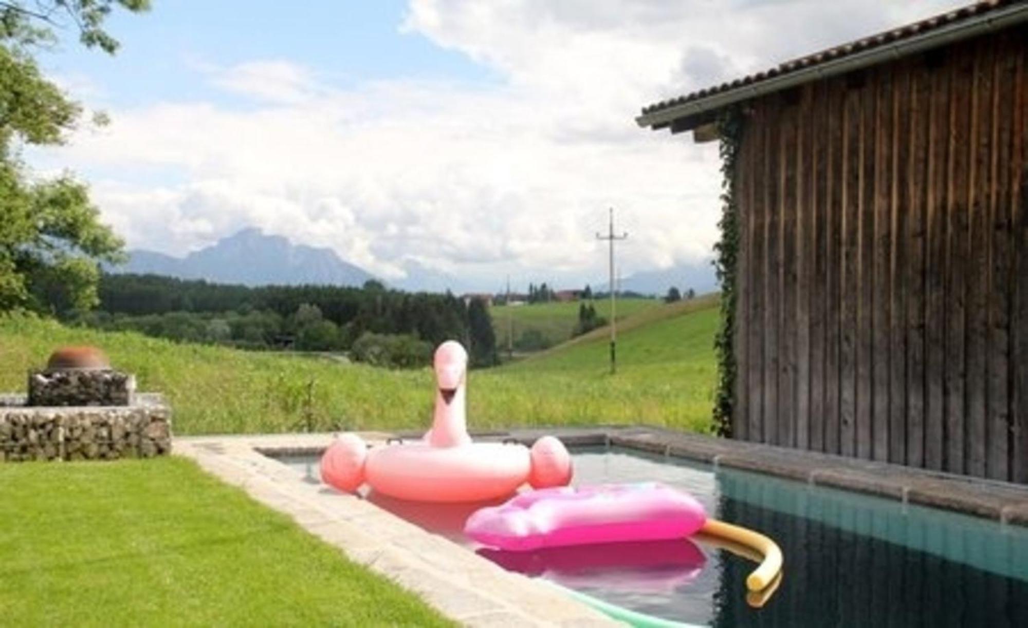 Ferienwohnung Nr 2, Neben Einem Bauernhof, Rosshaupten, Allgaeu Екстер'єр фото
